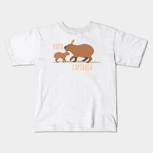 Papa Capibara Kids T-Shirt